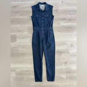 Levi’s Boiler Jumpsuit Sleeveless Dark Blue Size Small